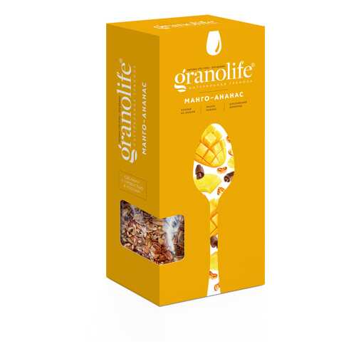 Гранола Granolife манго-ананас 400 г в ВкусВилл