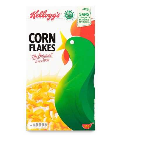 Хлопья «Корн Флейкс» кукурузные, Kelloggs, 500 г, Франция в ВкусВилл