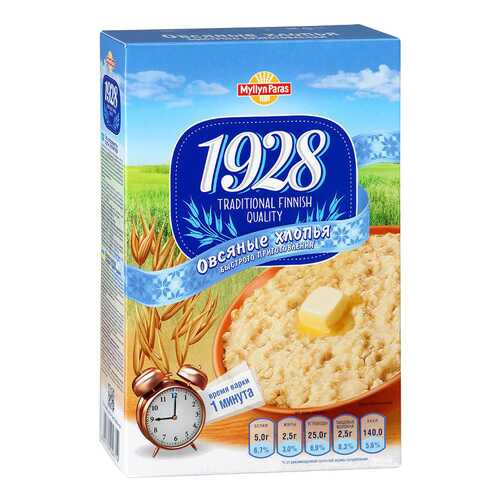 Хлопья Myllyn Paras овсяные с 12 мес 500 г в ВкусВилл