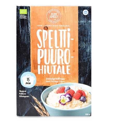 Хлопья Sunspelt из спельты органик 500г Финляндия в ВкусВилл