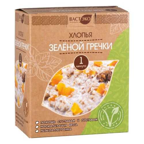 Хлопья зеленой гречки Вастэко 400 г в ВкусВилл