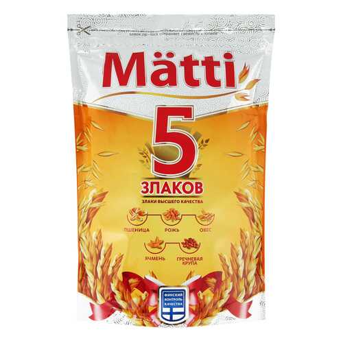 Каша Matti 5 злаков 400 гр. в ВкусВилл