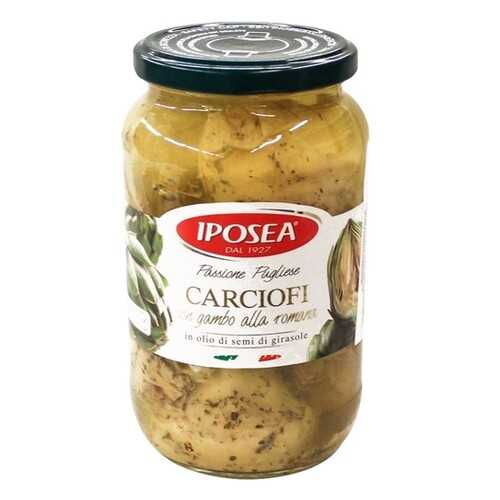 Артишоки Iposea со стеблем в масле 510 г в ВкусВилл