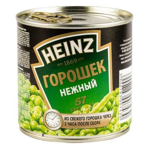 Горошек зеленый Heinz нежный 390 г в ВкусВилл