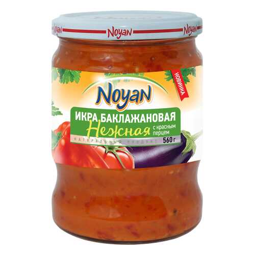 Икра баклажановая нежная Noyan 560 г в ВкусВилл