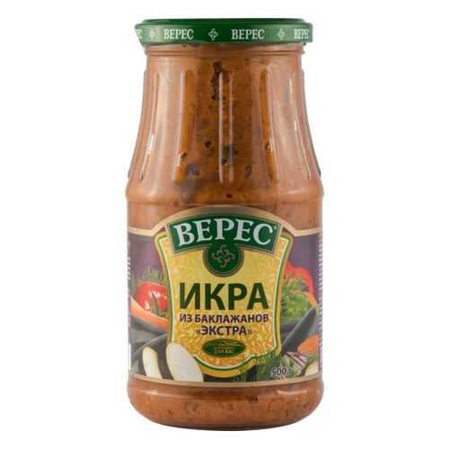Икра из баклажанов Верес экстра 500 г в ВкусВилл