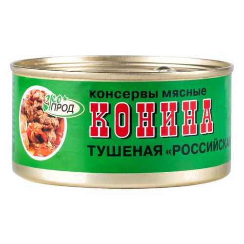 Конина тушеная Экопродукт российская халяль, 325 г в ВкусВилл