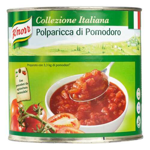 Консервированные овощи Knorr итальянские томаты кубиком 2.55 кг в ВкусВилл