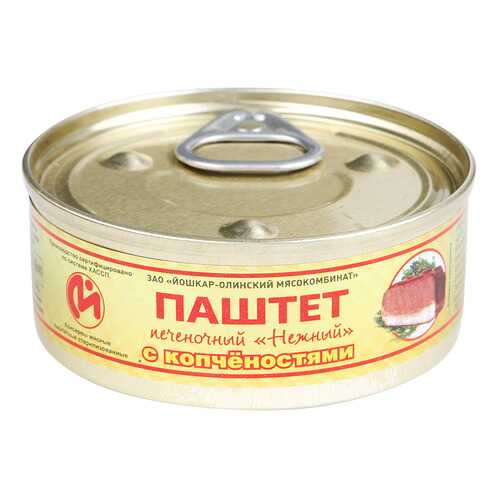 Консервы мясные ЙОМ паштет печеночный с копченостями №1 с ключом 100 г в ВкусВилл