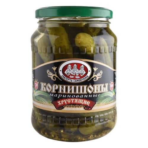 Корнишоны Скатерть-Самобранка 720 мл в ВкусВилл