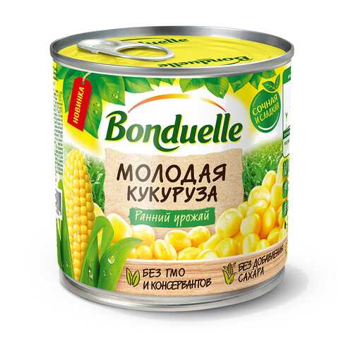Кукуруза Bonduelle молодая 425мл ж/б Россия в ВкусВилл