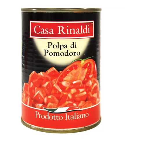 Кусочки очищенных помидоров Casa Rinaldi в томатном соке 4.05 кг в ВкусВилл