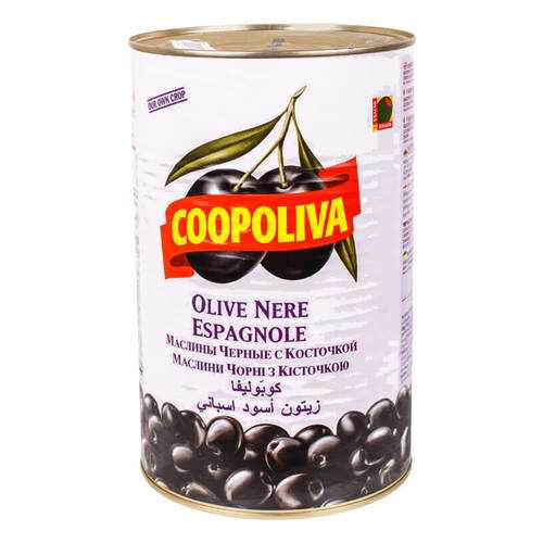 Маслины Coopoliva с косточкой 4300 г в ВкусВилл