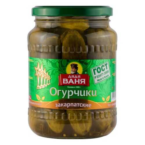 Огурчики закарпатские Дядя Ваня 680 г в ВкусВилл