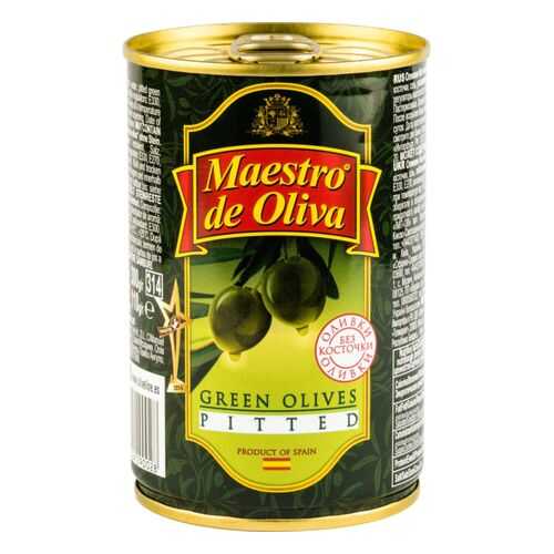 Оливки без косточки Maestro de Oliva 300 г в ВкусВилл