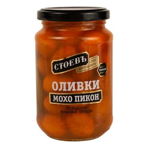 Оливки Стоевъ Мохо Пикон с косточкой 350 г в ВкусВилл