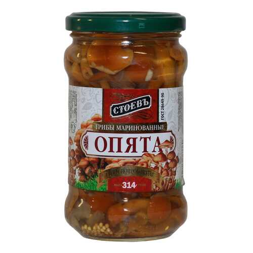 Опята Стоевъ маринованные 314 г в ВкусВилл