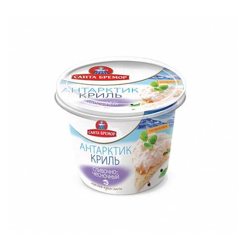 Паста Санта Бремор из морепродуктов антарктик криль сливочно-чесночный 150 г в ВкусВилл