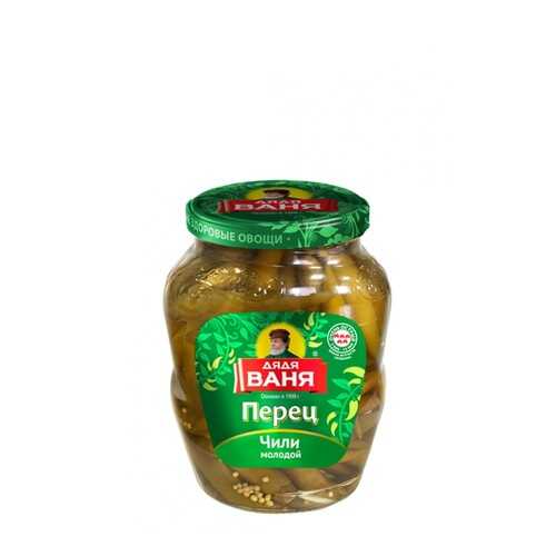 Перец Дядя Ваня чили молодой маринованный 340 г в ВкусВилл