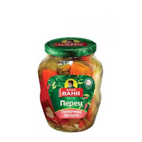 Перец Дядя Ваня пеперчино ассорти маринованный 680 г в ВкусВилл