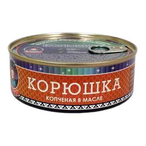 Рыбные консервы ТМ Ямалик корюшка копченая в масле 240 г в ВкусВилл