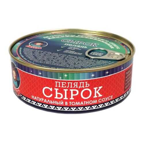 Рыбные консервы ТМ Ямалик сырок обжаренный в томатном соусе 240 г в ВкусВилл