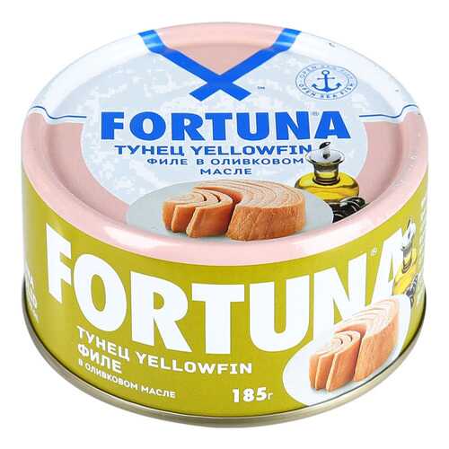 Тунец Fortuna филе в оливковом масле 185 г в ВкусВилл