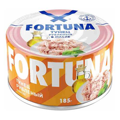 Тунец Fortuna рубленый в масле 185 г в ВкусВилл