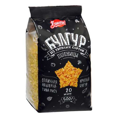 Крупа Bravolli из твердых сортов пшеницы булгур 500 г в ВкусВилл