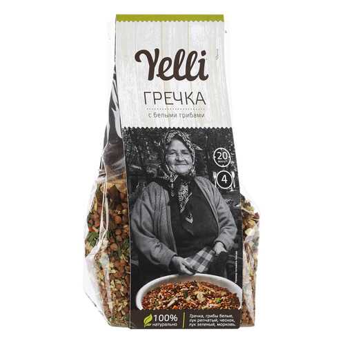 Крупа гречневая Yelli с белыми грибами 250 г в ВкусВилл