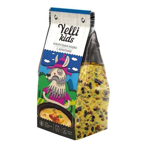 Кукурузная каша Yelli kids с фруктами 120 г в ВкусВилл