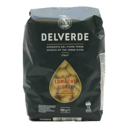 Макаронные изделия Delverde lumache rigate №39 500 г в ВкусВилл