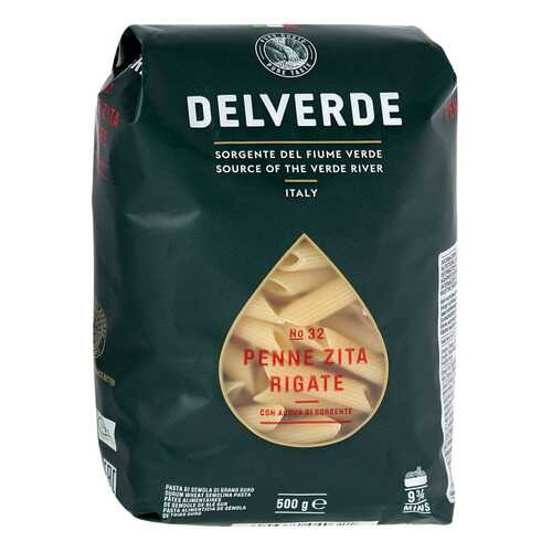 Макаронные изделия Delverde рenne zita rigate №32 500 г в ВкусВилл