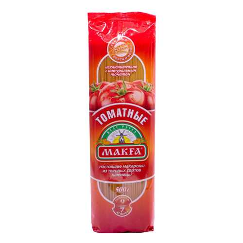 Макаронные изделия Makfa томатные 500 г в ВкусВилл