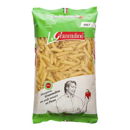 Макароны Granmulino перья группа А 400 г в ВкусВилл