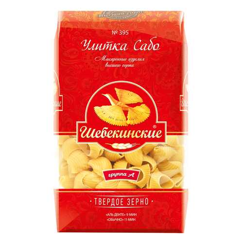 Макароны Шебекинские улитка 450 г в ВкусВилл