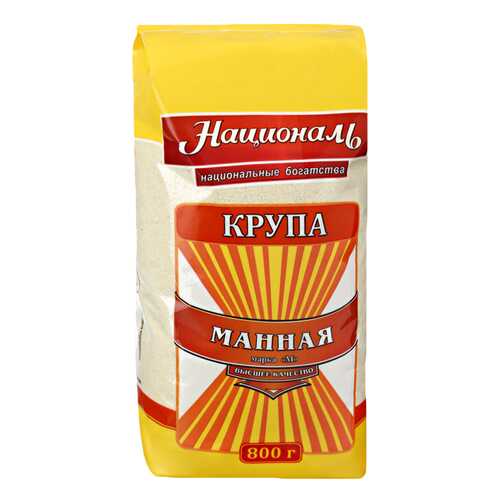Манная крупа Националь Ангстрем 800 г в ВкусВилл