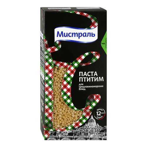 Паста Мистраль птитим 450 г в ВкусВилл