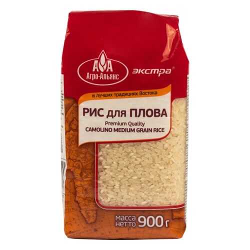 Рис Агро-Альянс для плова 900 г в ВкусВилл