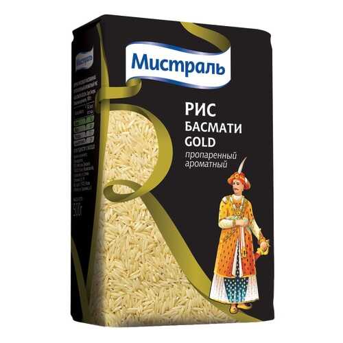 Рис басмати Мистраль gold пропаренный ароматный 500 г в ВкусВилл