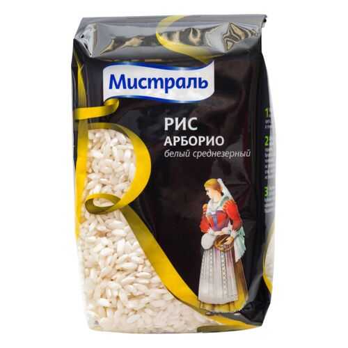 Рис Мистраль арборио белый среднезерный 500 г в ВкусВилл