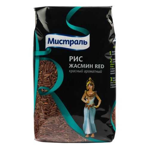 Рис Мистраль красный ароматный жасмин red 500 г в ВкусВилл