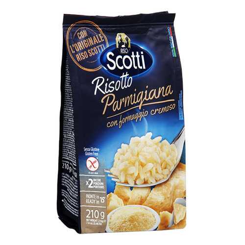Рис Riso Scotti risotto alla parmigiana ризотто с сыром пармезан 210 г в ВкусВилл