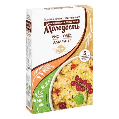 Смесь круп Образ жизни Алтая молодость рис-овес-амарант 70 г 5 пакетиков в ВкусВилл