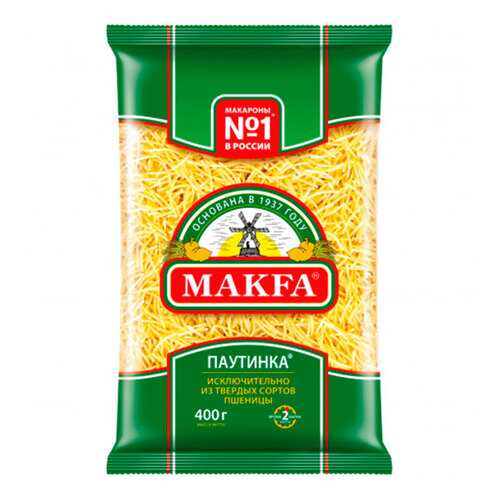 Вермишель Makfa паутинка 400 г в ВкусВилл