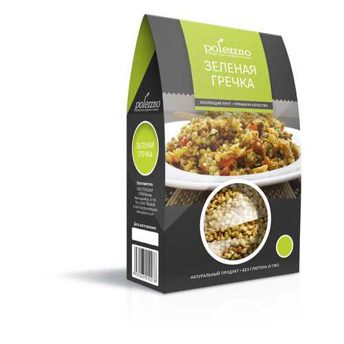 Зеленая гречка Полеззно 500 г в ВкусВилл