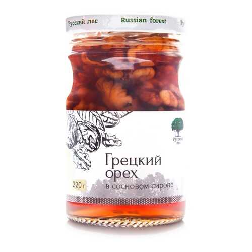 Десерт Русский лес Грецкий орех в сосновом сиропе, 220 гр в ВкусВилл