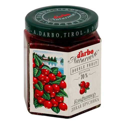 Конфитюр Darbo дикая брусника 200 г в ВкусВилл