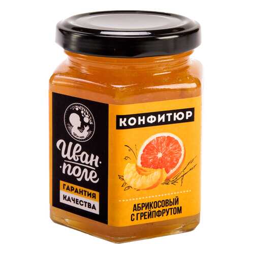 Конфитюр Иван-поле абрикосовый с грейпфрутом 230 г в ВкусВилл