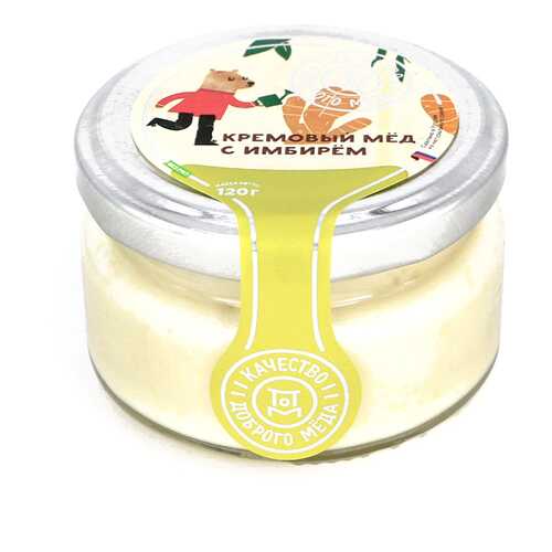 Крем-мед Добрый мед с имбирем 120 г в ВкусВилл